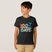 100 Mermazing Dagen 100e Dag van School Zeemeermin T-shirt (Voorkant volledig)
