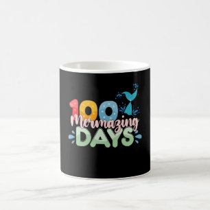 100 Mermazing Dagen 100ste Dag van School Zeemeerm Koffiemok