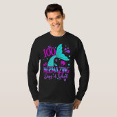 100 Mermazing Days Of School Cute Mermaid 100th Da T-shirt (Voorkant volledig)