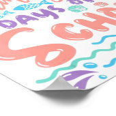 100 Mermazing Days of School Mermaid 100th Day Gir Poster (Hoek)