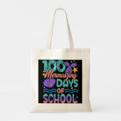 100 Mermazing Days of School Mermaid 100th Day Gir Tote Bag (Achterkant)