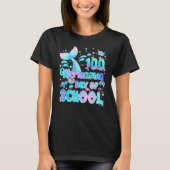 100 Mermazing Days of School Mermaid Girl Happy 10 T-shirt (Voorkant)
