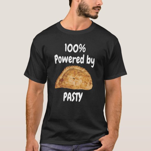 100% met PASTY Cornwall Cornish T-shirt (Voorkant)