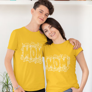 100 mg/kg wit en floreel t-shirt