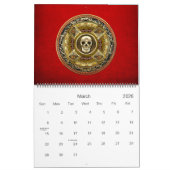 [100] Mictlantecuhtli - Aztec God of Death Kalender (Mar 2026)