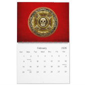 [100] Mictlantecuhtli - Aztec God of Death Kalender (Feb 2026)