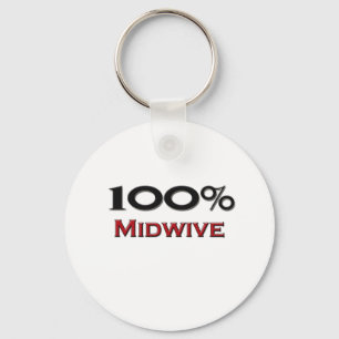 100 % Midwive Sleutelhanger