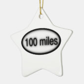 100 mijl keramisch ornament (Links)