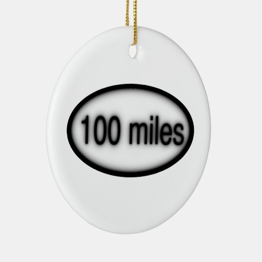 100 mijl keramisch ornament (Rechts)