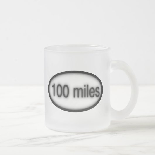 100 mijl matglas koffiemok (Rechts)