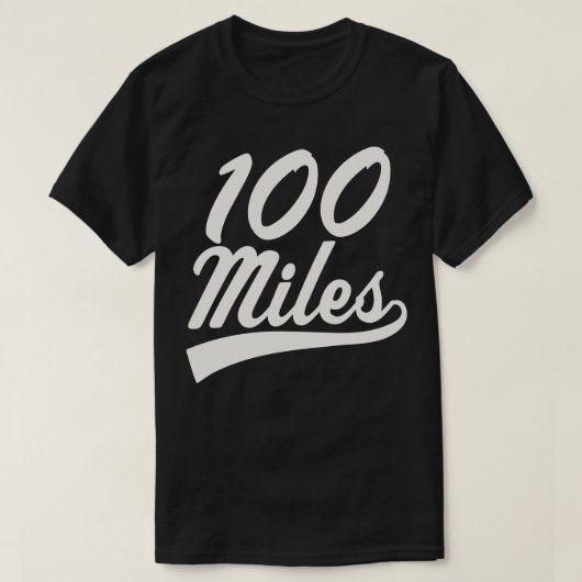 100 mijl Ultramarathon Ultra Runner Trail Running T-shirt (Design voorkant)