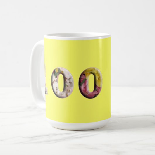 100 Mijlpalen Mok 100e Jubileum verjaardag (Voorkant links)