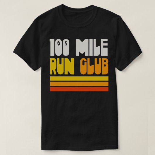 100 Mile Run Club Ultramarathoner Ultra Runner T-shirt (Design voorkant)