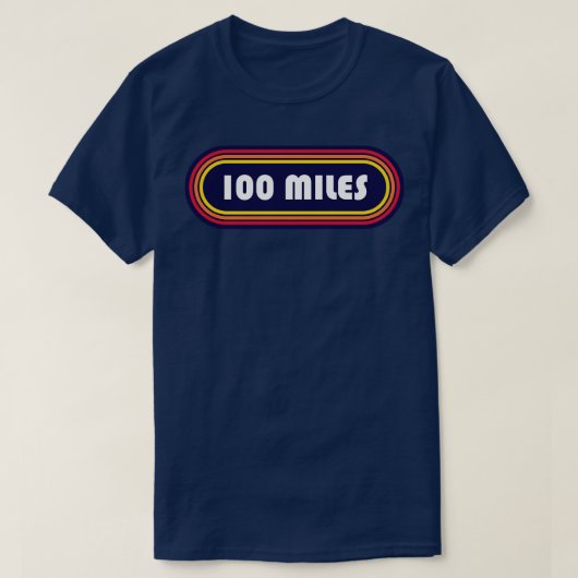 100 Mile Trail en Ultra Running Oval T-shirt (Design voorkant)