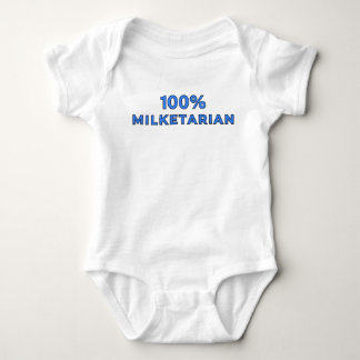 100% Milketarian - Blauw Romper
