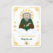 100 Mini St. Sergius of Radonezh Heilige Kaarten Visitekaartje (Voorkant)