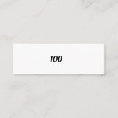 100 MINI VISITEKAARTJE (Voorkant)