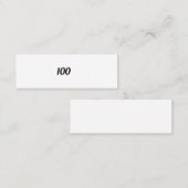 100 MINI VISITEKAARTJE (Voorkant / Achterkant)