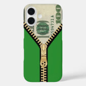 $100 Money Zipper Case-Mate iPhone Case (Achterkant)