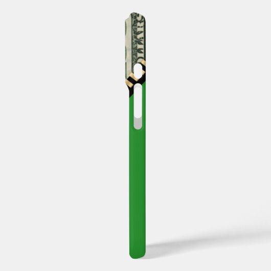 $100 Money Zipper Case-Mate iPhone Case (Achterkant / Links)