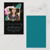 100 mooie bloemige gebedsfoto voor rouwdienst en h visitekaartje (Voorkant / Achterkant)