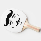 100% Mustache Tafeltennisbatje (Zijkant)