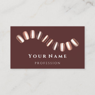 100 Nail Artist Stylist Roos GoldPedicure Manicure Visitekaartje