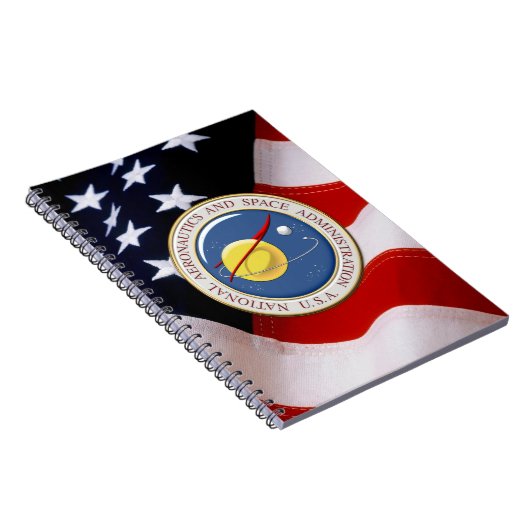 [100] NASA-embleem [3D] Notitieboek (Rechterzijde)