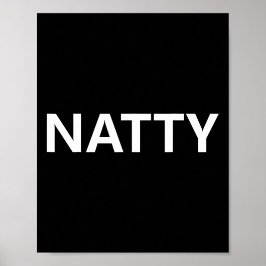 100% Natty Muscle Lifter  Poster (Voorkant)