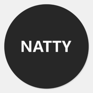 100% Natty Spier Lifter Ronde Sticker