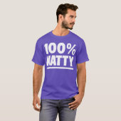 100% Natural Natty Bodybuilding Fitness Gym T-shir T-shirt (Voorkant volledig)