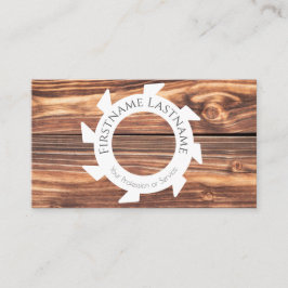 100% natuurlijk organisch, houten stijlvol interie visitekaartje