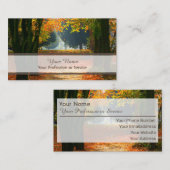 100 % natuurlijk organisch indian zomerstijl visitekaartje (Voorkant / Achterkant)