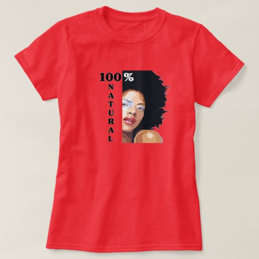 100% natuurlijk T-Shirt (Design voorkant)