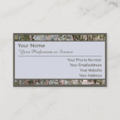 100% natuurlijk visitekaartje op basis van organis (Achterkant)