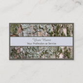 100% natuurlijk visitekaartje op basis van organis (Voorkant)