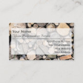 100% natuurlijk visitekaartje op basis van organis (Achterkant)