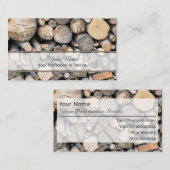 100% natuurlijk visitekaartje op basis van organis (Voorkant / Achterkant)