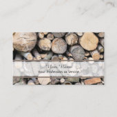 100% natuurlijk visitekaartje op basis van organis (Voorkant)