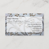 100% natuurlijk visitekaartje op basis van organis (Achterkant)