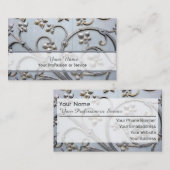 100% natuurlijk visitekaartje op basis van organis (Voorkant / Achterkant)