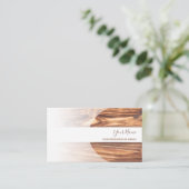 100% natuurlijk visitekaartje op basis van organis (Staand voorkant)