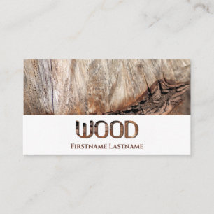 100% natuurlijke organische houten letters houten visitekaartje