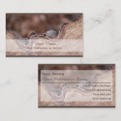 100% natuurlijke organische houten stijl visitekaartje (Voorkant / Achterkant)