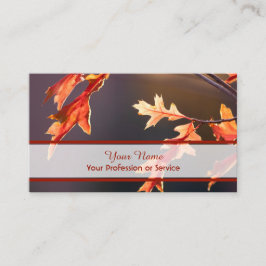 100% natuurlijke organische kleurrijke bosstijl visitekaartje