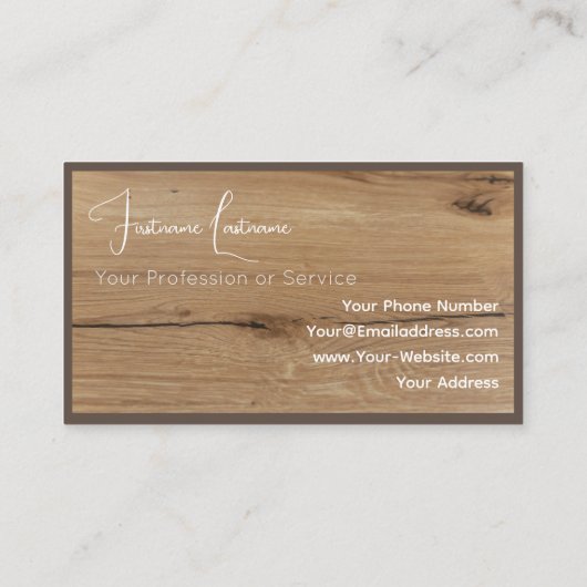 100% natuurlijke parketvloeren op basis van organi visitekaartje (Achterkant)