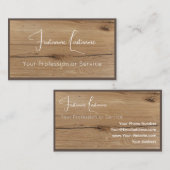 100% natuurlijke parketvloeren op basis van organi visitekaartje (Voorkant / Achterkant)