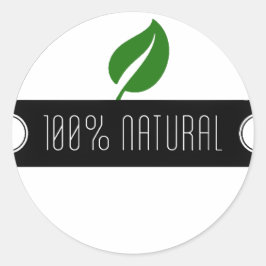 100% Natuurlijke Stickers