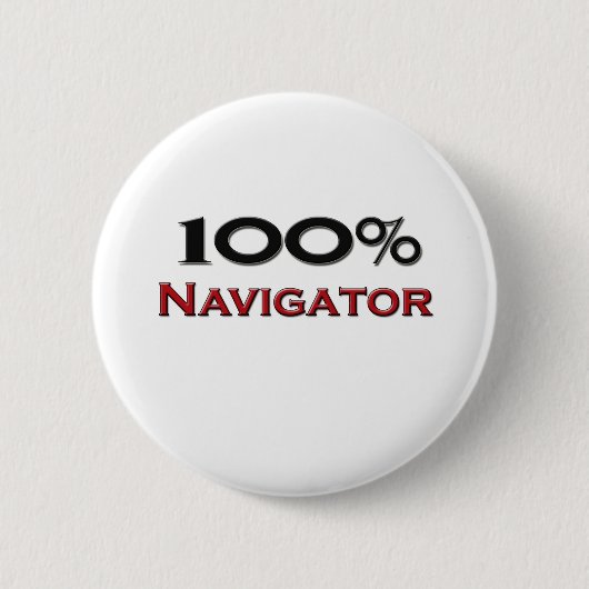 100 % navigator ronde button 5,7 cm (Voorkant)