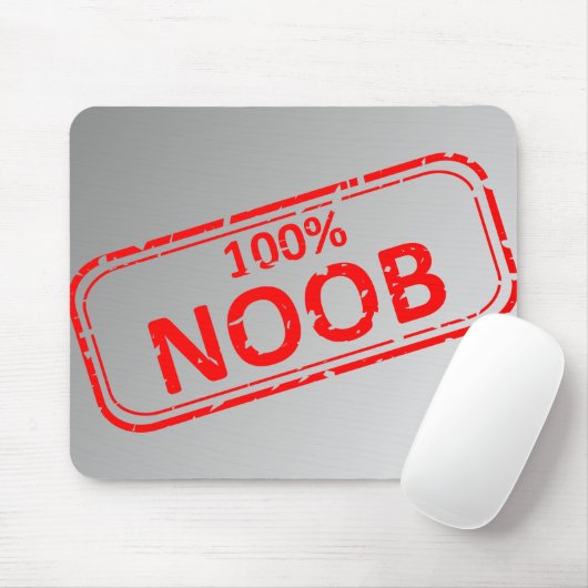 100% NB Rubber-stempel Mousepad Muismat (Met muis)